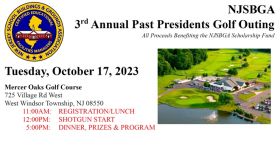 3rd Annual Past Presidents Scholarship Golf Outing